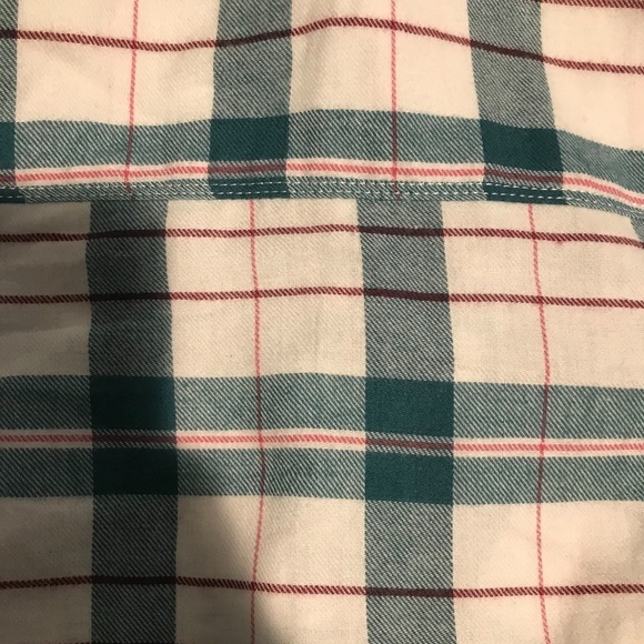 Make + Model Crop Flannel Pajama top - Picture 4 of 7